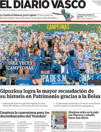 Portada El Diario Vasco 2026-05-11