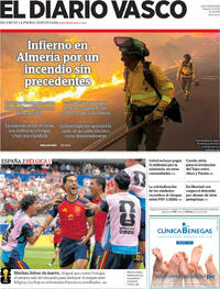 Portada El Diario Vasco 2026-07-11