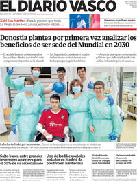Portada El Diario Vasco 2026-05-12