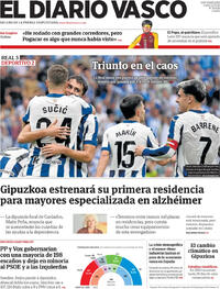 Portada El Diario Vasco 2026-10-12