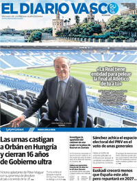 Portada El Diario Vasco 2026-04-13