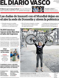 Portada El Diario Vasco 2026-05-13