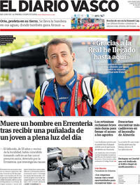 Portada El Diario Vasco 2026-07-13
