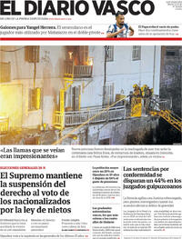 Portada El Diario Vasco 2026-10-13