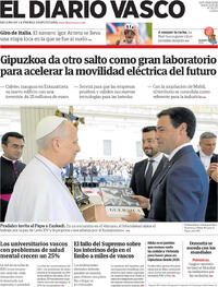 Portada El Diario Vasco 2026-05-14