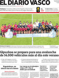 Portada El Diario Vasco 2026-07-14
