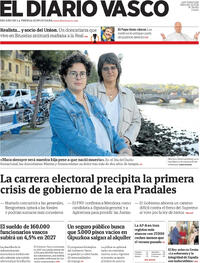 Portada El Diario Vasco 2026-10-14
