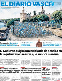 Portada El Diario Vasco 2026-04-15
