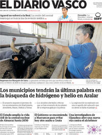 Portada El Diario Vasco 2026-08-15
