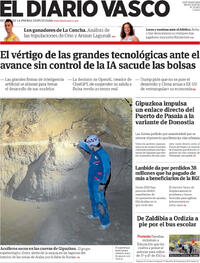 Portada El Diario Vasco 2026-09-15