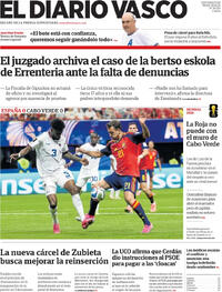 Portada El Diario Vasco 2026-06-16
