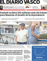Portada El Diario Vasco 2026-07-16