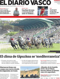 Portada El Diario Vasco 2026-08-16
