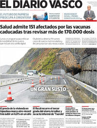 Portada El Diario Vasco 2026-02-17
