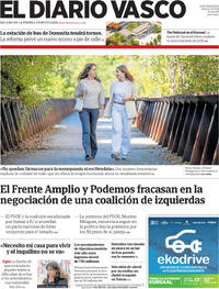 Portada El Diario Vasco 2026-10-17