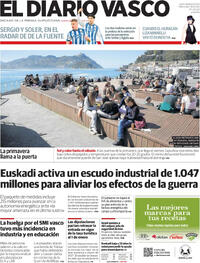 Portada El Diario Vasco 2026-03-18