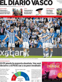 Portada El Diario Vasco 2026-05-18