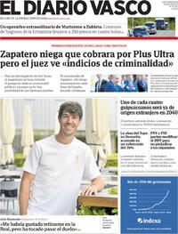 Portada El Diario Vasco 2026-06-18