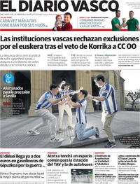 Portada El Diario Vasco 2026-03-19
