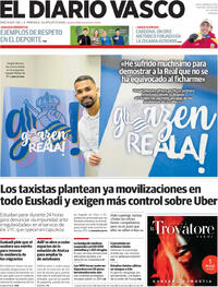Portada El Diario Vasco 2026-02-20