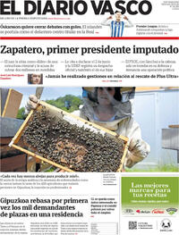 Portada El Diario Vasco 2026-05-20