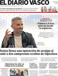 Portada El Diario Vasco 2026-06-20