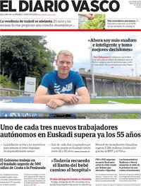 Portada El Diario Vasco 2026-08-20