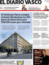 Portada El Diario Vasco 2026-10-21