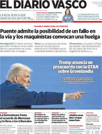 Portada El Diario Vasco 2026-01-22