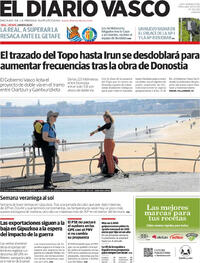Portada El Diario Vasco 2026-04-22