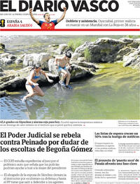 Portada El Diario Vasco 2026-06-22