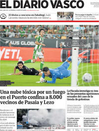 Portada El Diario Vasco 2026-08-22