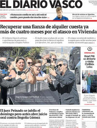 Portada El Diario Vasco 2026-09-22