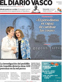 Portada El Diario Vasco 2026-05-23