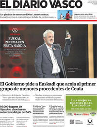 Portada El Diario Vasco 2026-09-23