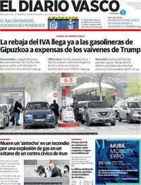 Portada El Diario Vasco 2026-03-24
