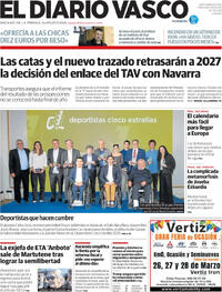 Portada El Diario Vasco 2026-03-25