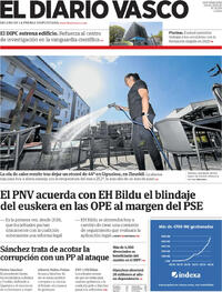 Portada El Diario Vasco 2026-06-25