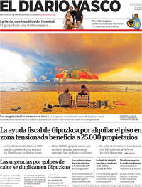 Portada El Diario Vasco 2026-07-25