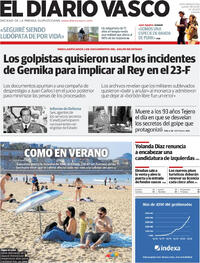 Portada El Diario Vasco 2026-02-26