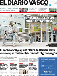Portada El Diario Vasco 2026-03-26