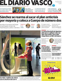 Portada El Diario Vasco 2026-03-27