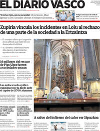 Portada El Diario Vasco 2026-05-27