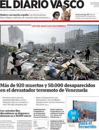 Portada El Diario Vasco 2026-06-27