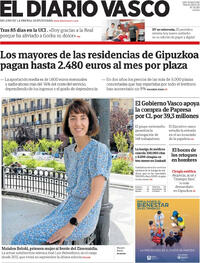 Portada El Diario Vasco 2026-04-28