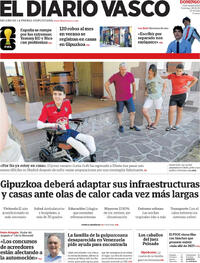 Portada El Diario Vasco 2026-06-28