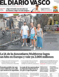 Portada El Diario Vasco 2026-07-28