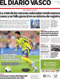 Portada El Diario Vasco 2026-01-30