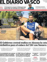 Portada El Diario Vasco 2026-07-30