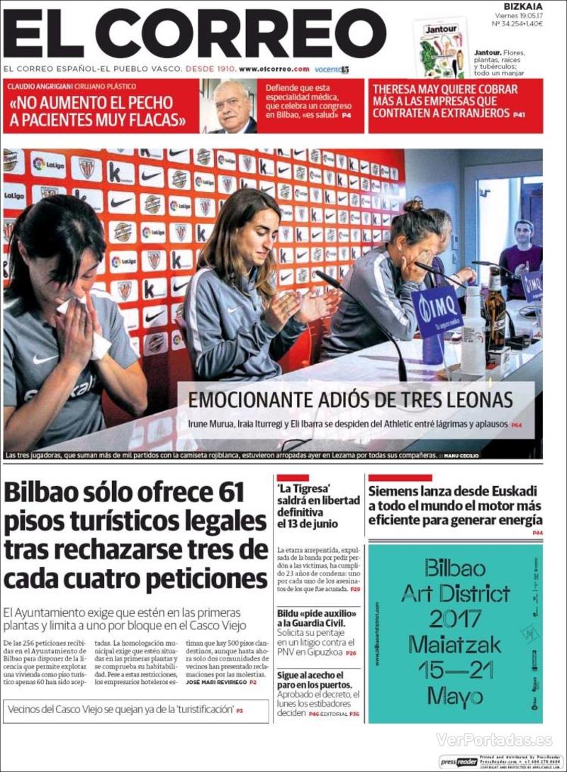 Portada El Periódico 2017-05-19